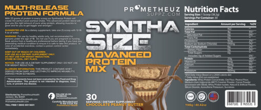 SYNTHA SIZE – Chocolate Peanut Butter