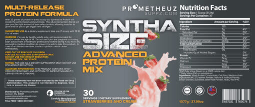 SYNTHA SIZE – Strawberries and Cream